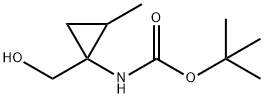 Carbamic acid, [1-(hydroxymethyl)-2-methylcyclopropyl]-, 1,1-dimethylethyl 结构式