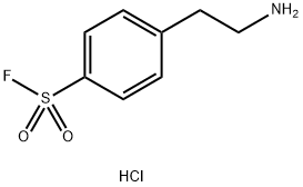 4-(2-氨乙基)苯磺酰氟盐酸盐 结构式