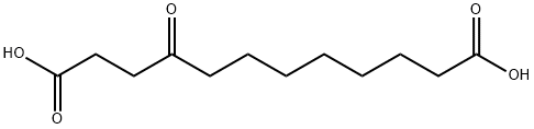 4-氧代十二烷二酸 结构式