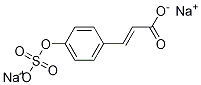 p-CouMaric Acid Sulfate DisodiuM Salt 结构式