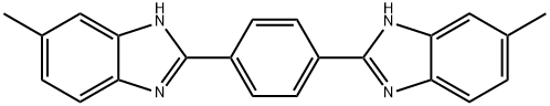 5-METHYL-2-(4-(5-METHYL-1H-BENZO[D]IMIDAZOL-2-YL)PHENYL)-1H-BENZO[D]IMIDAZOLE 结构式