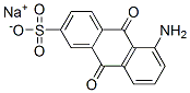 sodium 5-amino-9,10-dihydro-9,10-dioxoanthracene-2-sulphonate 结构式