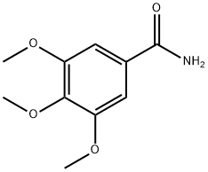 3,4,5-三甲氧基苯甲酰胺 结构式