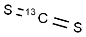 二硫化碳-13C 结构式