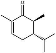 2-Cyclohexen-1-one,2,6-dimethyl-5-(1-methylethyl)-,(5S,6S)-(9CI) 结构式