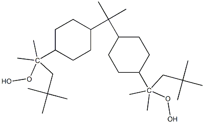 [isopropylidenedicyclohexane-4,1-diyl]bis(tert-butyl) peroxide 结构式