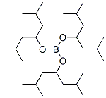 Tris[1-(2-methylpropyl)-3-methylbutyl] borate 结构式