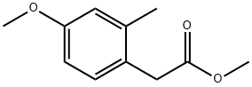 METHYL 2-(4-METHOXY-2-METHYLPHENYL)ACETATE 结构式