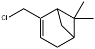 2-(chloromethyl)-6,6-dimethylbicyclo[3.1.1]hept-2-ene 结构式