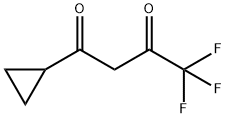 1-环丙基-4,4,4-三氟-1,3-丁二酮 结构式