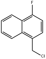 1-(氯甲基)-4-1-氟萘 结构式