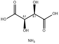 酸性酒石酸铵 结构式