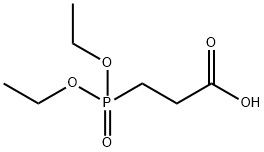 3-(二乙氧基氧膦基)丙酸 结构式