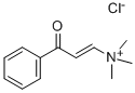 TRIMETHYL(3-OXO-3-PHENYLPROP-1-ENYL)AMMONIUM CHLORIDE 结构式