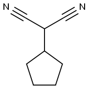 Cyclopentylmalononitrile 结构式