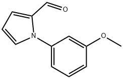 1-(3-METHOXY-PHENYL)-1H-PYRROLE-2-CARBALDEHYDE 结构式