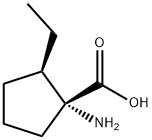 Cyclopentanecarboxylic acid, 1-amino-2-ethyl-, (1R,2R)- (9CI) 结构式