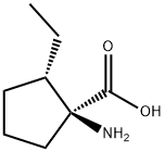 Cyclopentanecarboxylic acid, 1-amino-2-ethyl-, (1S,2S)- (9CI) 结构式