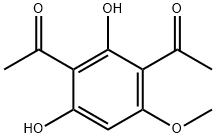 1-(3-ACETYL-2,4-DIHYDROXY-6-METHOXYPHENYL)ETHAN-1-ONE 结构式