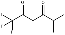 1,1,1-三氟-5-甲基-2,4-己二酮 结构式