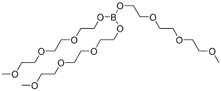 2-[2-(2-甲氧基乙氧基)乙氧基]乙醇硼酸三酯 结构式