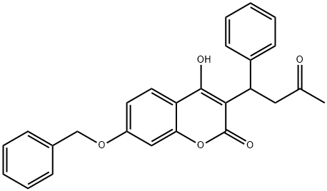 7-BENZYLOXY WARFARIN 结构式