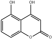 4,5-Dihydroxycoumarin 结构式