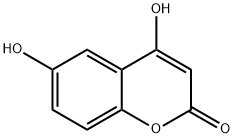 4,6-二羟基-2H-1-苯并吡喃-2-酮 结构式