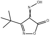4,5-Isoxazoledione,3-(1,1-dimethylethyl)-,4-oxime(9CI) 结构式