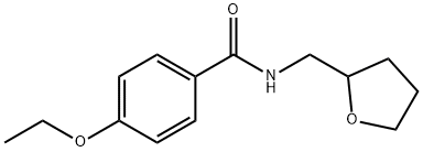 4-ethoxy-N-(tetrahydro-2-furanylmethyl)benzamide 结构式