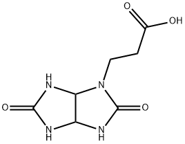 3-(2,5-DIOXO-HEXAHYDRO-IMIDAZO[4,5-D]IMIDAZOL-1-YL)-PROPIONIC ACID 结构式