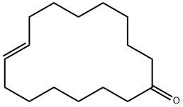 8-环十六烯-1-酮 结构式