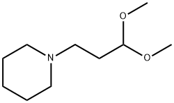 1-(3,3-二甲氧基丙基)哌啶 结构式