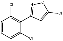 5-CHLORO-3-(2,6-DICHLOROPHENYL)ISOXAZOLE 结构式