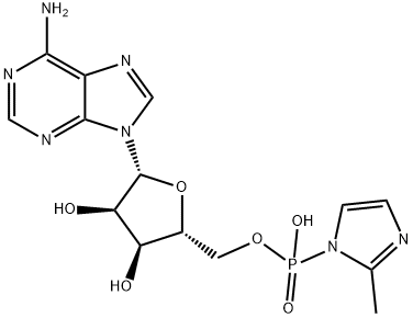 adenosine 5'-phospho-2-methylimidazolide 结构式