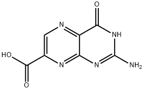 2-AMINO-4-HYDROXYPTERIDINE-7-CARBOXYLIC ACID 结构式