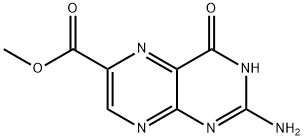 2-Amino-3,4-dihydro-4-oxopteridine-6-carboxylic acid methyl ester 结构式