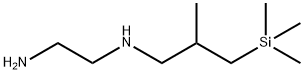 Ethylenediamine, N-[2-methyl-3-(trimethylsilyl)propyl]- 结构式