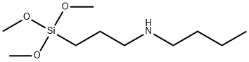 N-[3-(三甲氧基硅基)丙基]正丁胺 结构式