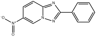 6-Nitro-2-phenyl[1,2,4]triazolo[1,5-a]pyridine 结构式