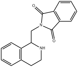 2-(1,2,3,4-四氢-异喹啉-1-基甲基)-异吲哚-1,3-二酮 结构式