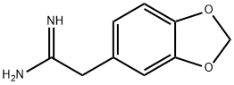 1,3-BENZODIOXOLE-5-ETHANIMIDAMIDE 结构式