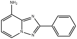 8-Amino-2-phenyl[1,2,4]triazolo[1,5-a]pyridine 结构式