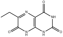 6-Ethyl-2,4,7-pteridinetriol 结构式