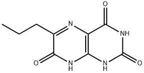 6-Propyl-2,4,7-pteridinetriol 结构式