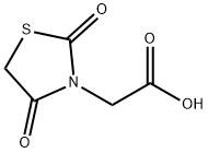 (试剂)(2,4-DIOXO-1,3-THIAZOLIDIN-3-YL)ACETIC ACID 结构式