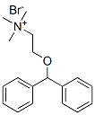 [2-(diphenylmethoxy)ethyl]trimethylammonium bromide 结构式