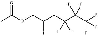 1-HEXANOL, 4,4,5,5,6,6,6-HEPTAFLUORO-2-IODO-, ACETATE 结构式