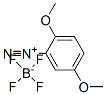 2,5-dimethoxybenzenediazonium tetrafluoroborate  结构式