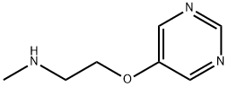 Ethanamine, N-methyl-2-(5-pyrimidinyloxy)- (9CI) 结构式